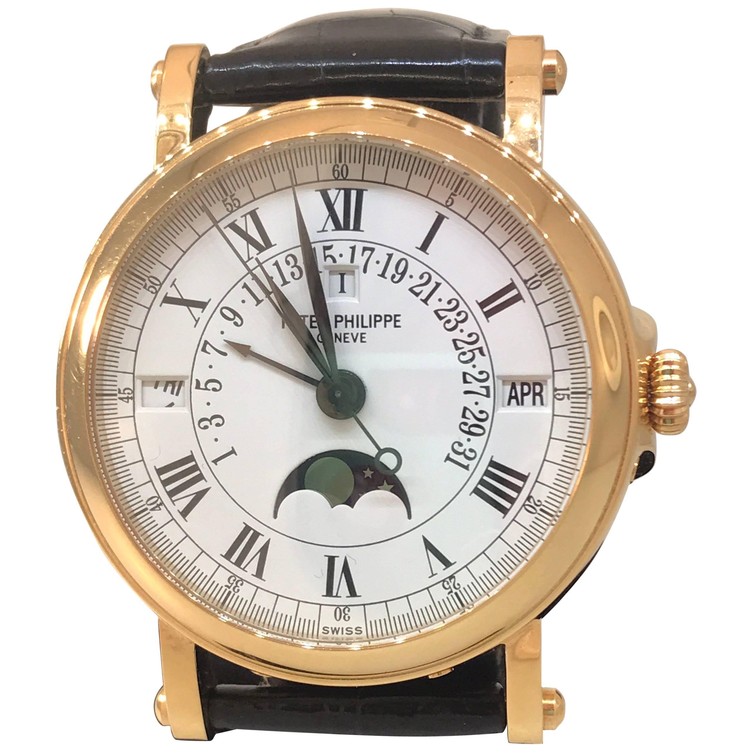 Patek Philippe Grand Complication Perpetual Calendar Retrograde Mens Watch 5059R For Sale