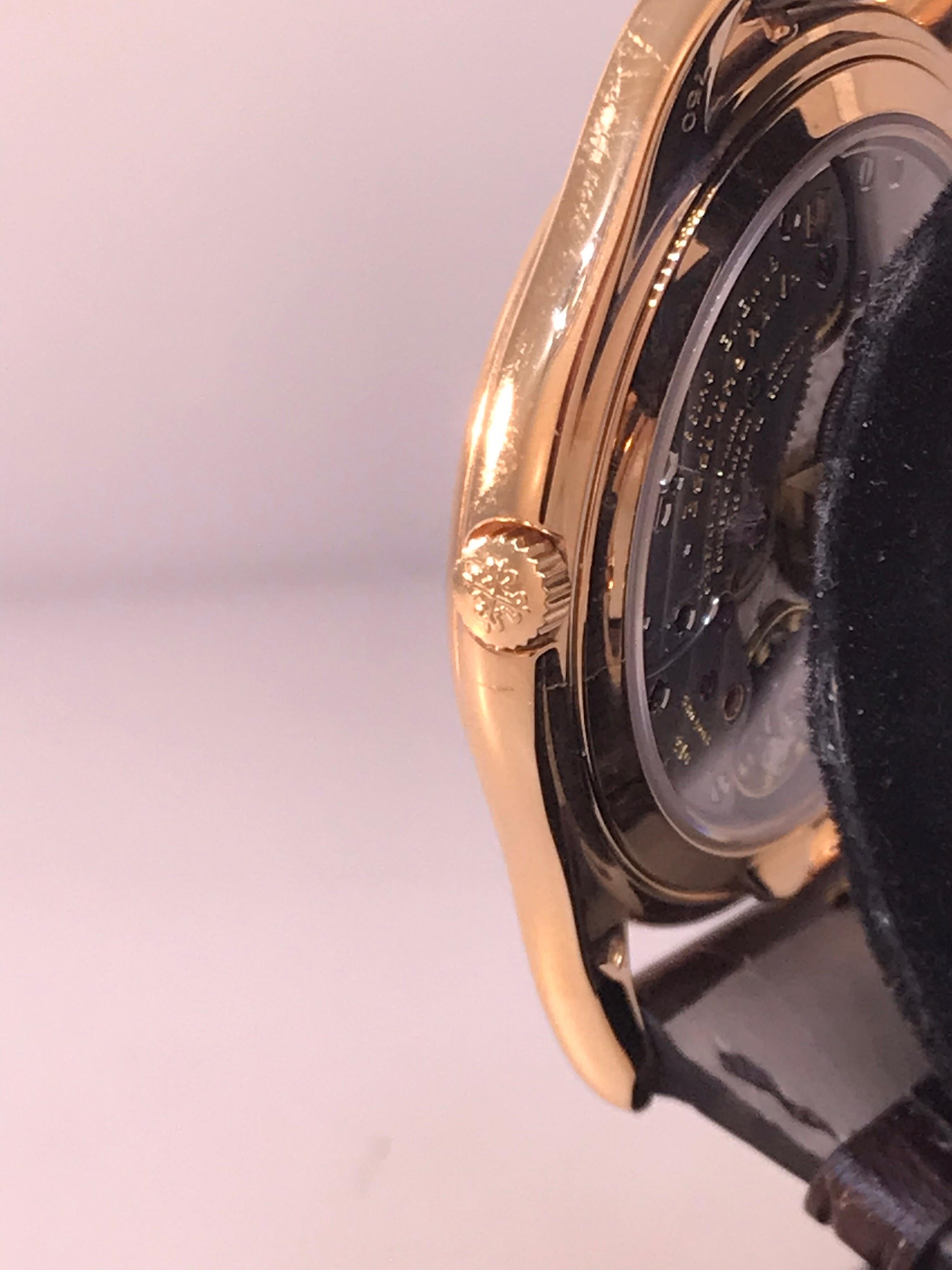 Patek Philippe Grand Complication Perpetual Calendar Rose Gold Men's Watch 5140R For Sale 3