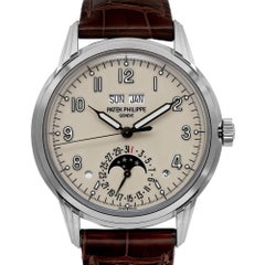 Patek Philippe Grand Complications 18K White Gold Cream Dial Watch 5320G-001