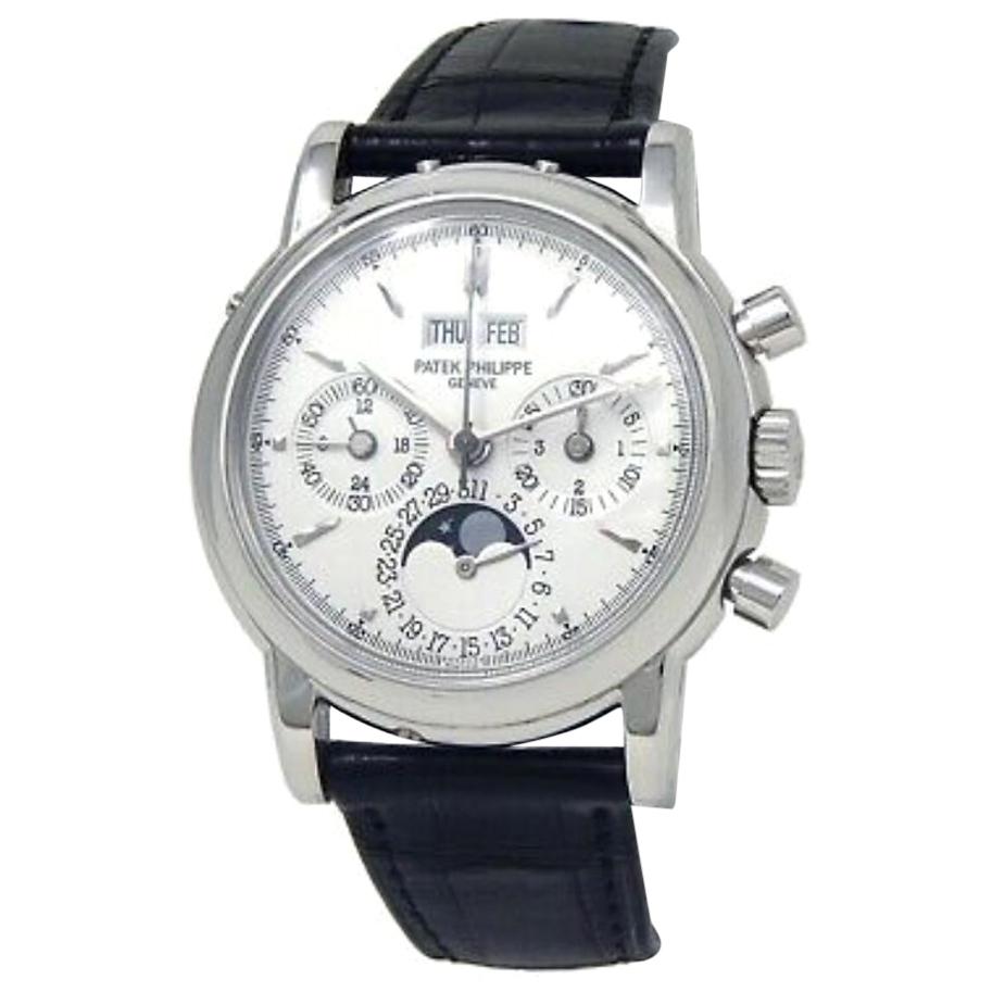 Patek Philippe Grand Complications 3970EP, Silver Dial, Certified