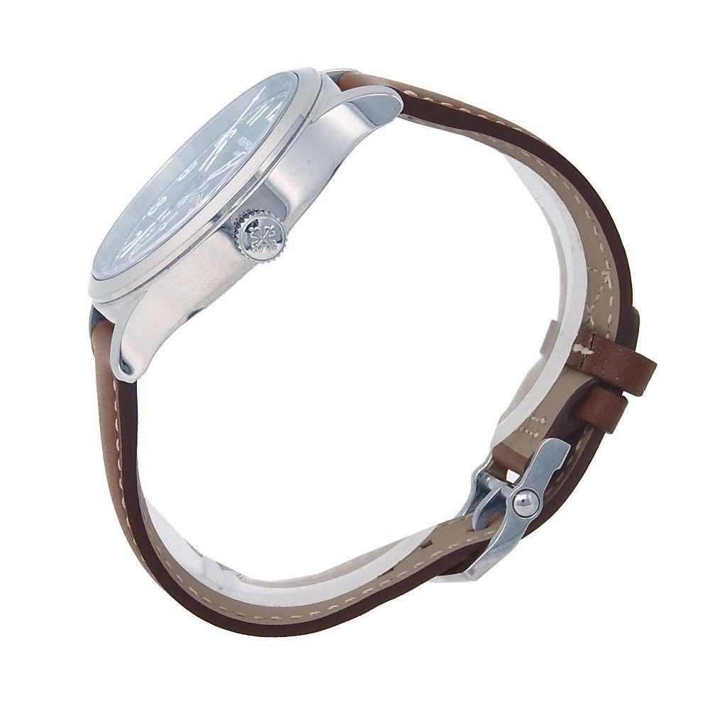 Brand: Patek Philippe
Band Color: Brown	
Gender:	Men's
Case Size: 40-43.5mm	
MPN: Does Not Apply
Lug Width: 20mm	
Features:	12-Hour Dial, Arabic Numerals, Date Indicator, Dual Time, Gold Bezel, Luminous Dial, Luminous Hands, Sapphire Crystal,