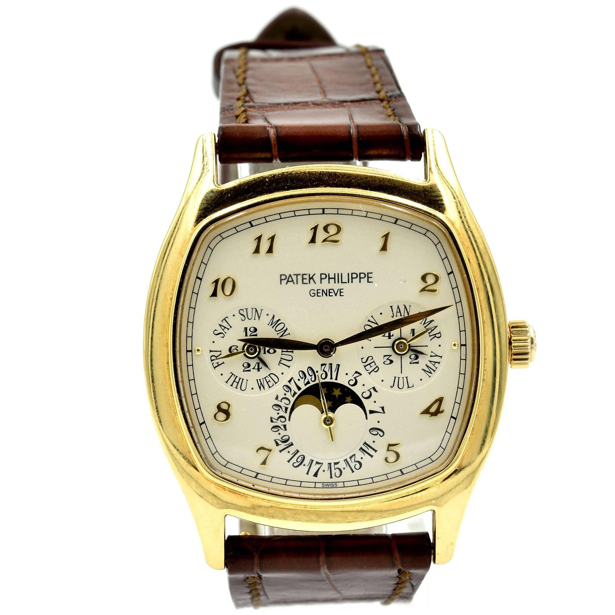Patek Philippe Yellow Gold Grand Complications Automatic Wristwatch  
