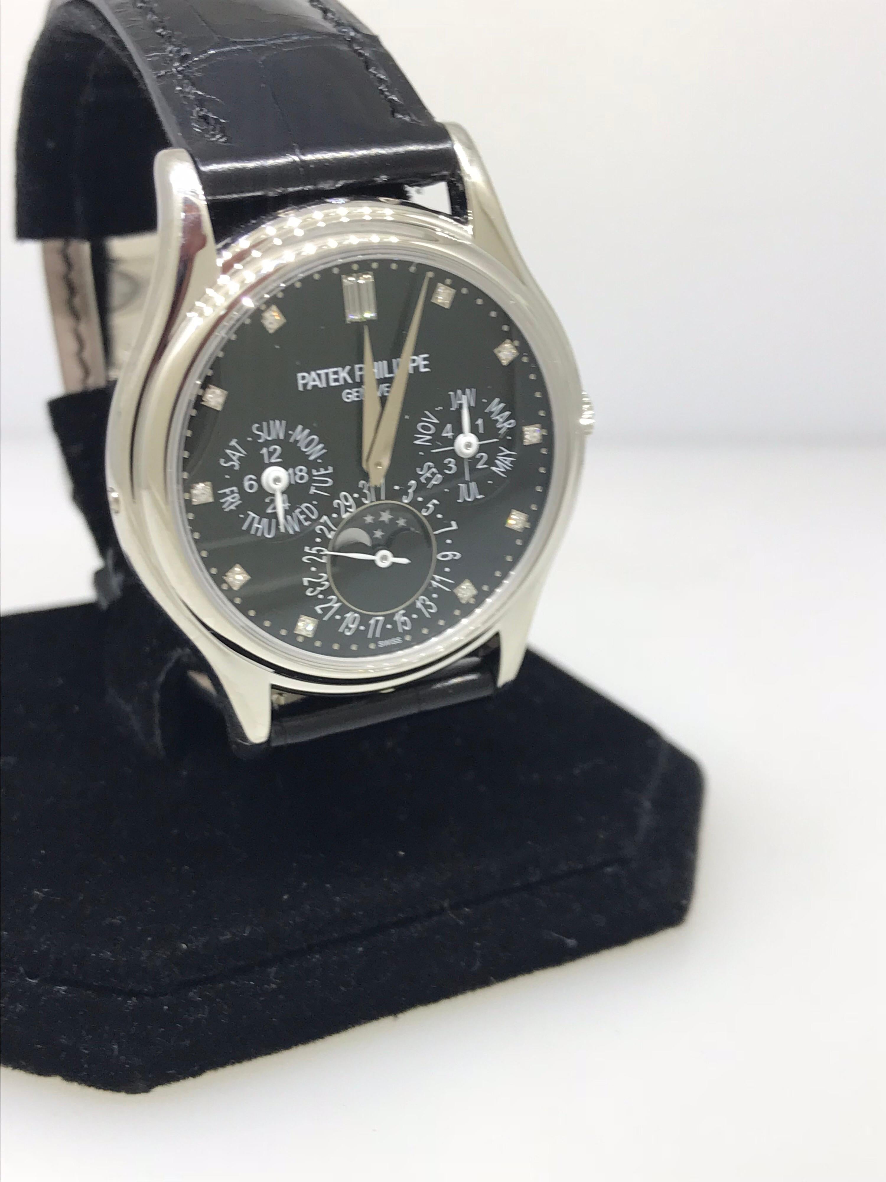 patek philippe black diamond watch