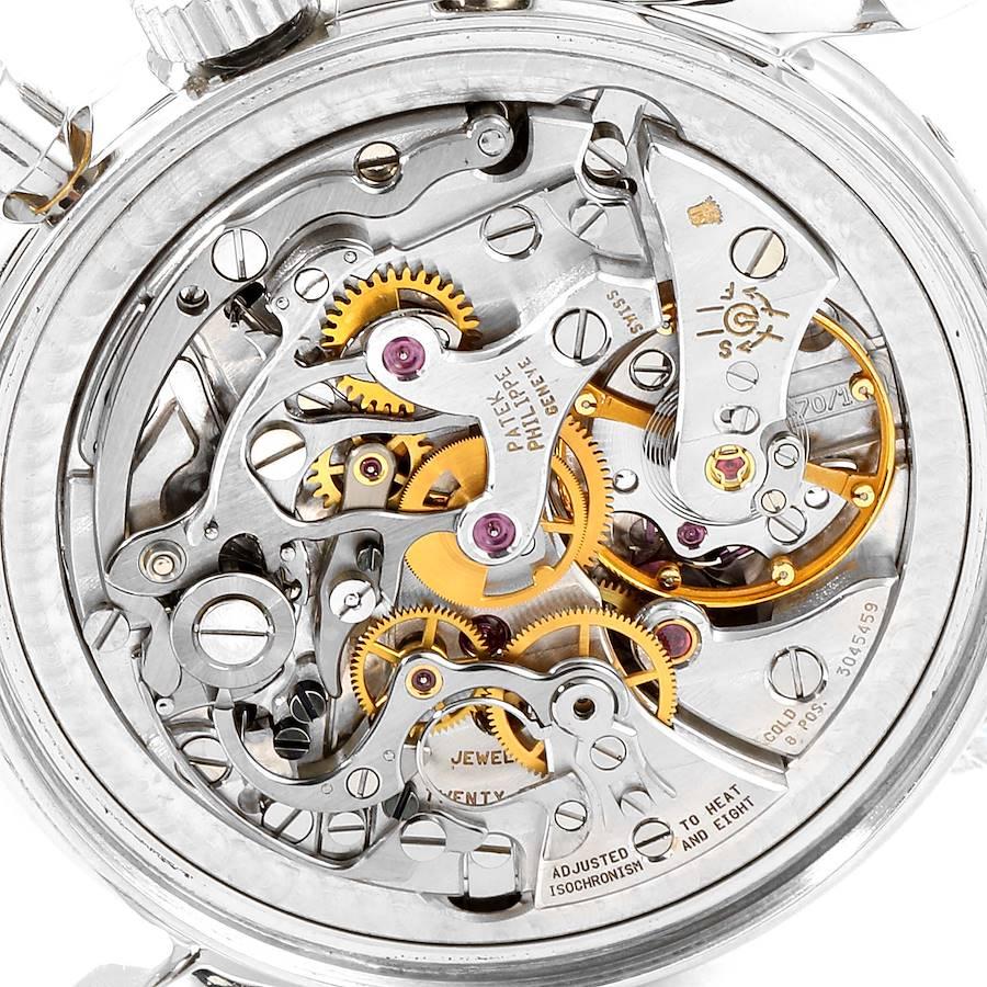Patek Philippe Grand Complications Perpetual Calendar Platinum Watch 3970EP For Sale 1