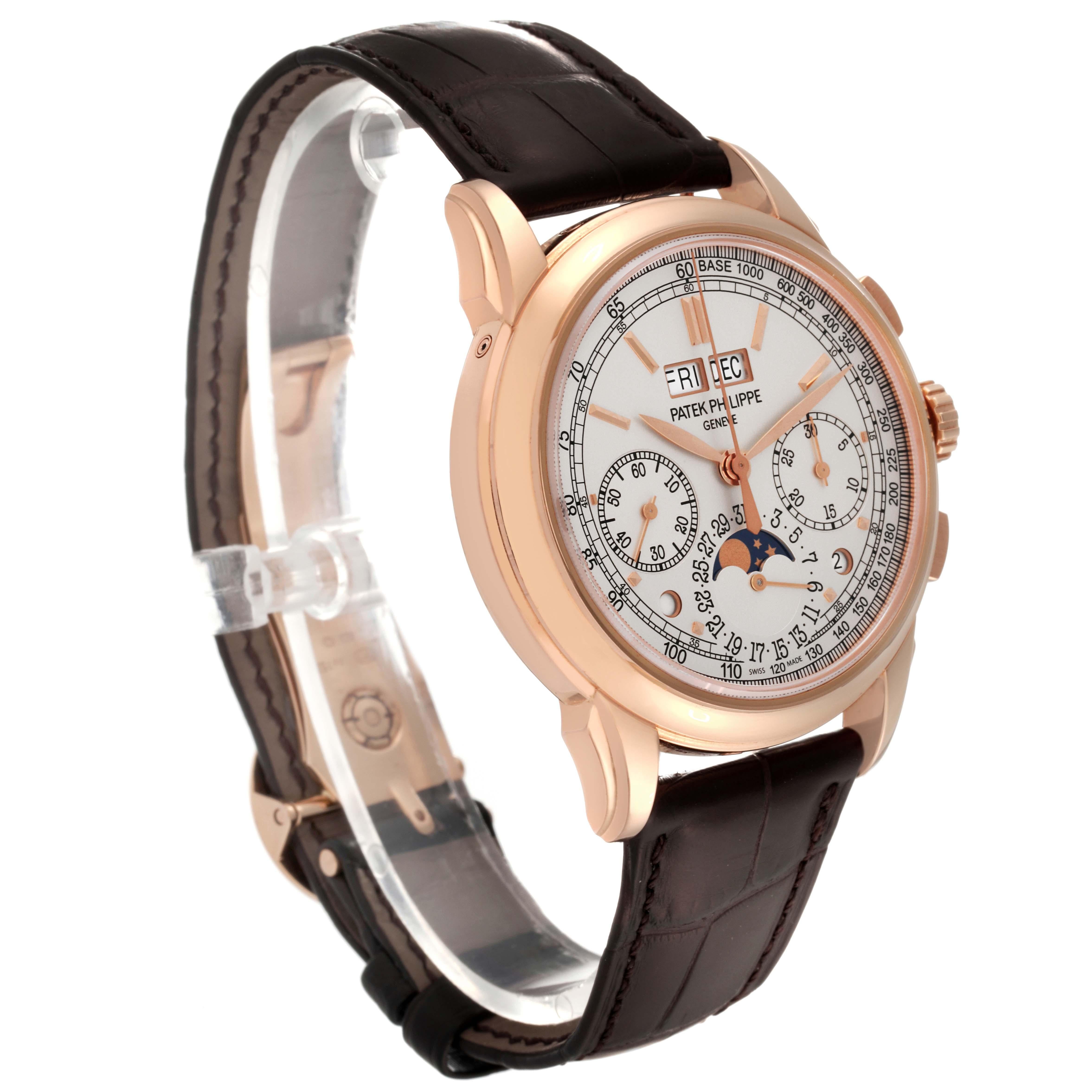Men's Patek Philippe Grand Complications Perpetual Calendar Rose Gold Watch 5270 For Sale