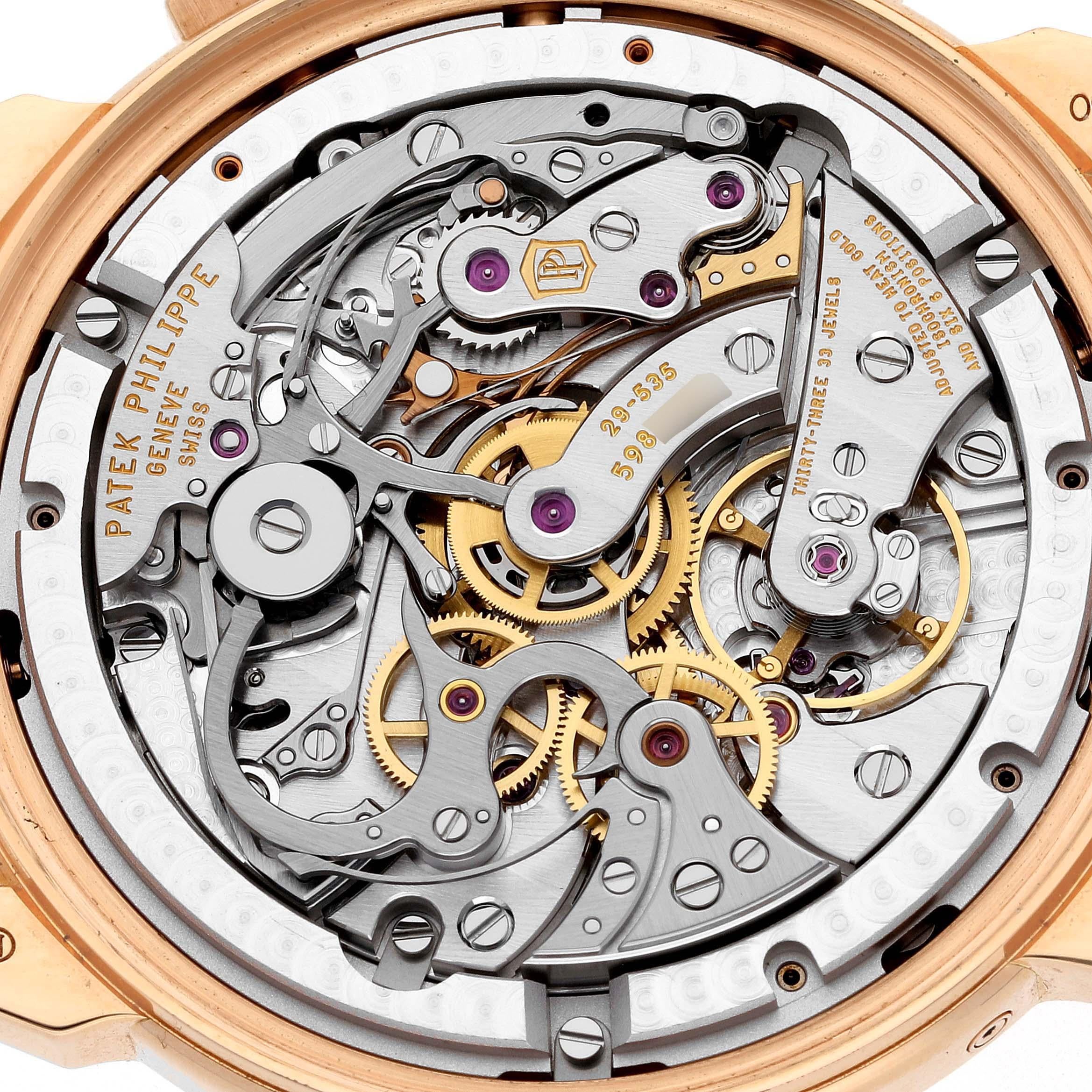 Patek Philippe Grand Complications Perpetual Calendar Rose Gold Watch 5270 For Sale 5
