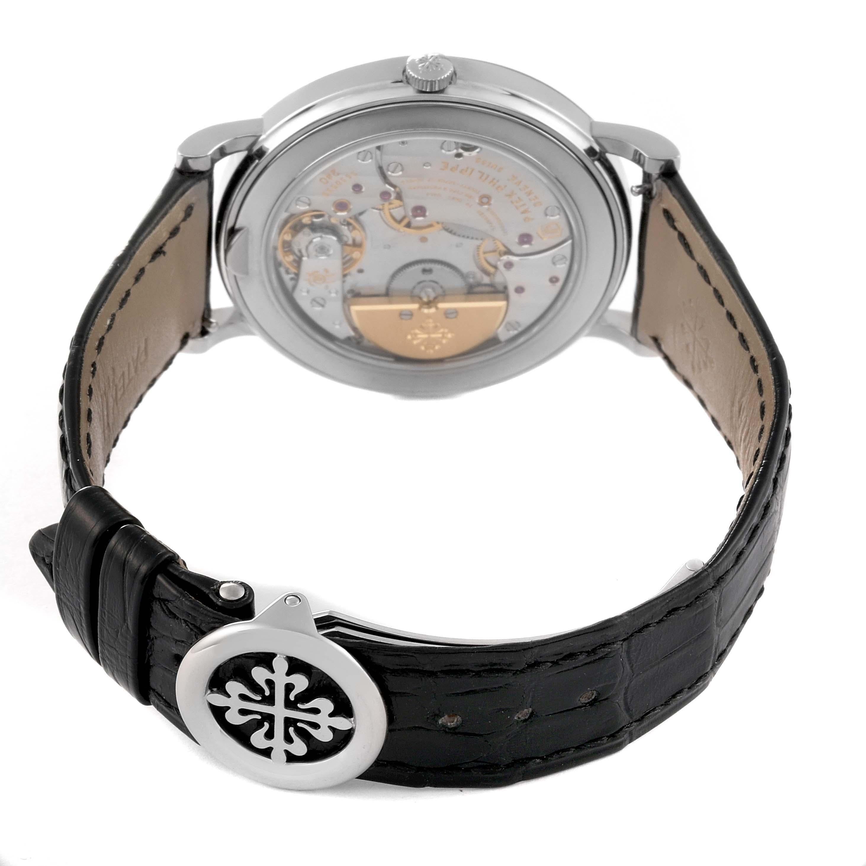 Men's Patek Philippe Grand Complications Perpetual Calendar White Gold Watch 5139G