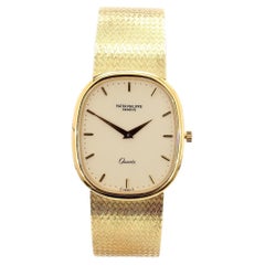 Patek Philippe Grand Ellipse Circa 1980 en or jaune 18k avec cadran ivoire