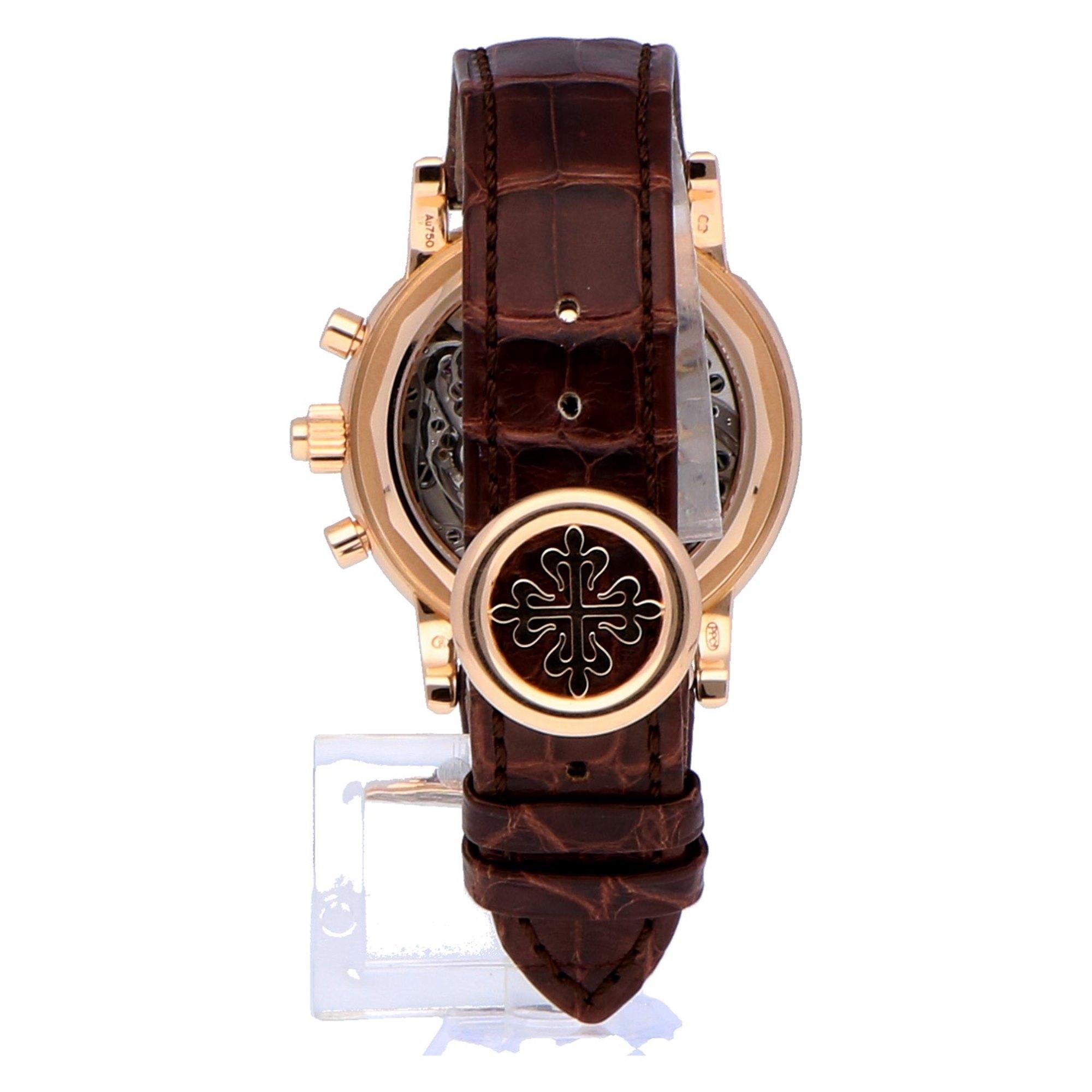 Patek Philippe Grand Perpetual Calendar Chronograph Rose Gold 5204R-001 Watch 2