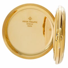 Patek Philippe Montre de poche chasseur 983J-001 avec cadran en argent 18 carats