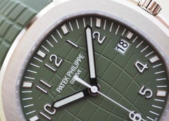 Patek Philippe Jumbo Khaki Green Green Dial Automatic 5168G-010 Wristwatch