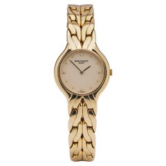 Patek Philippe La Flamme 18kt Yellow Gold Lady's Quartz Bracelet Wristwatch