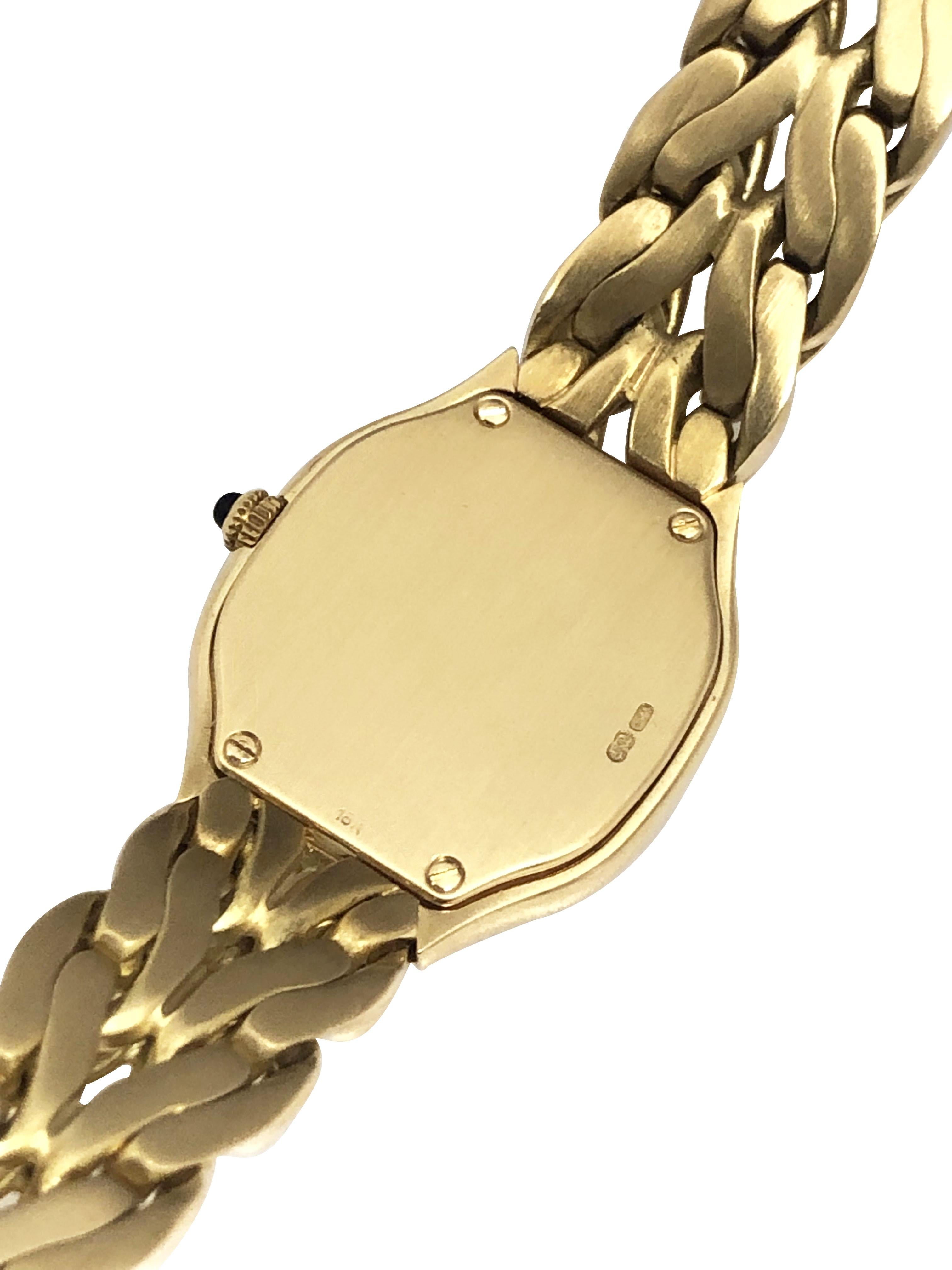 Reloj de pulsera Patek Philippe La Flamme de oro y diamantes para señora Corte redondo en venta