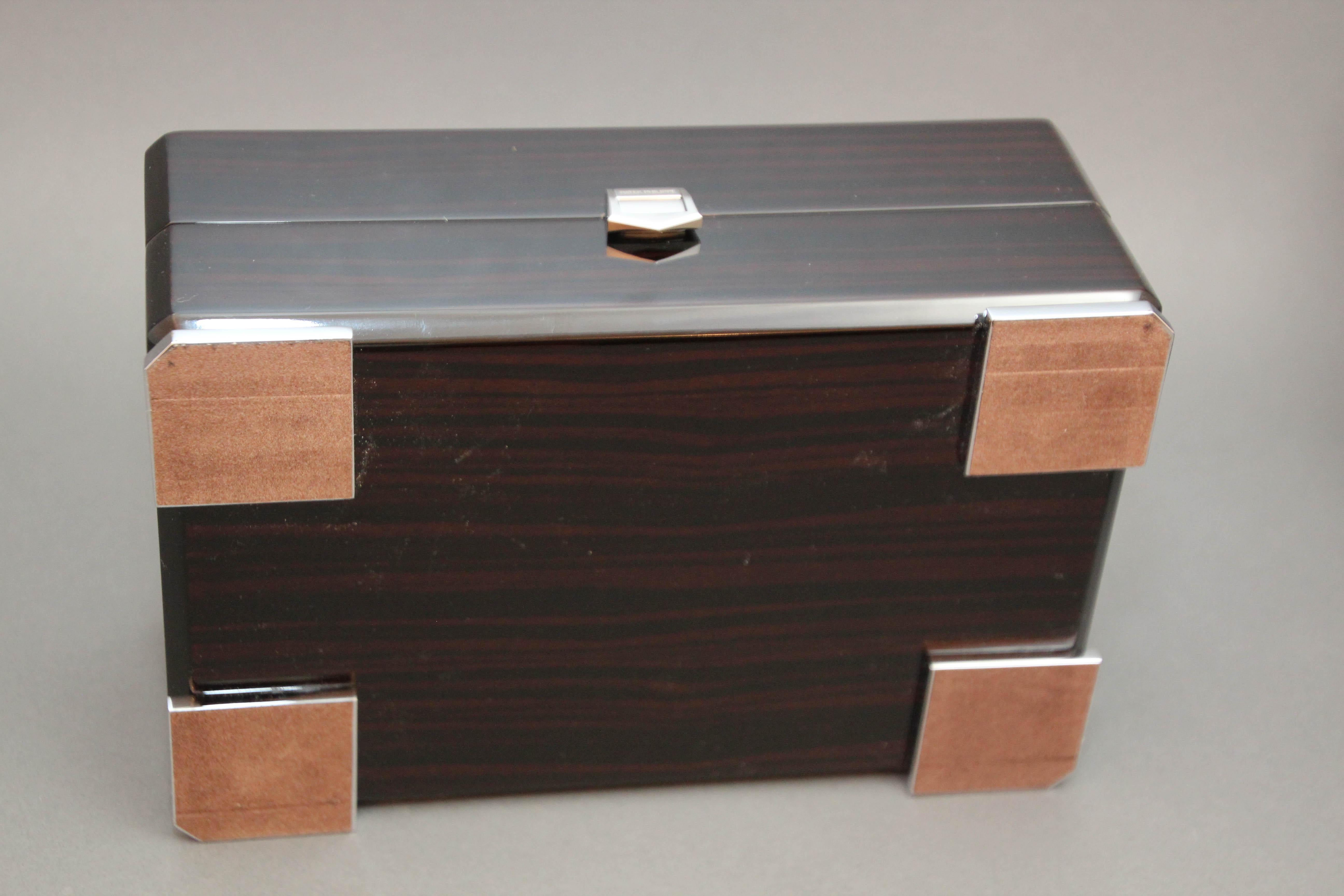 Patek Philippe Lacquered Wood Swiss Watch Presentation Box For Sale 5