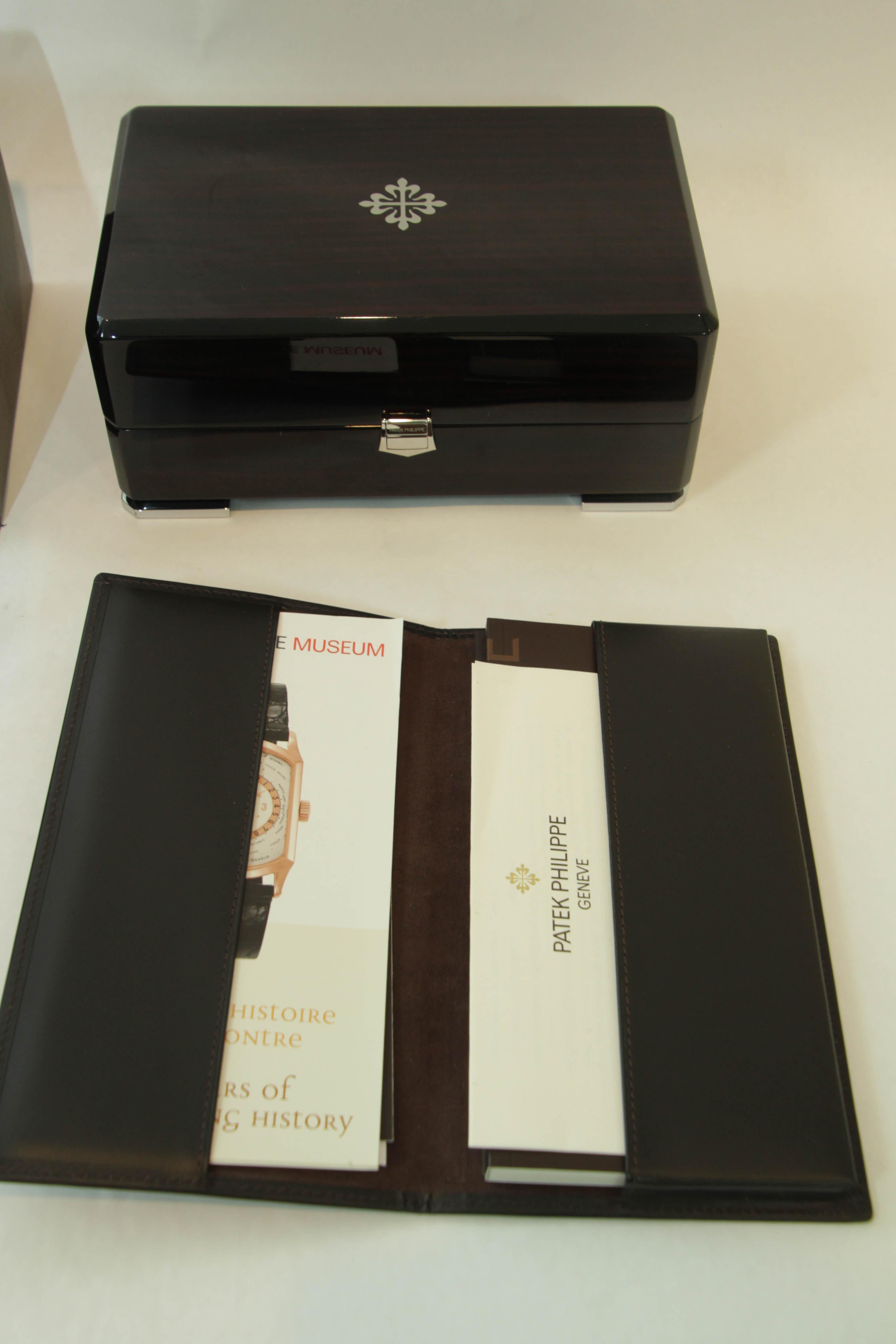 Patek Philippe Lacquered Wood Swiss Watch Presentation Box For Sale 13