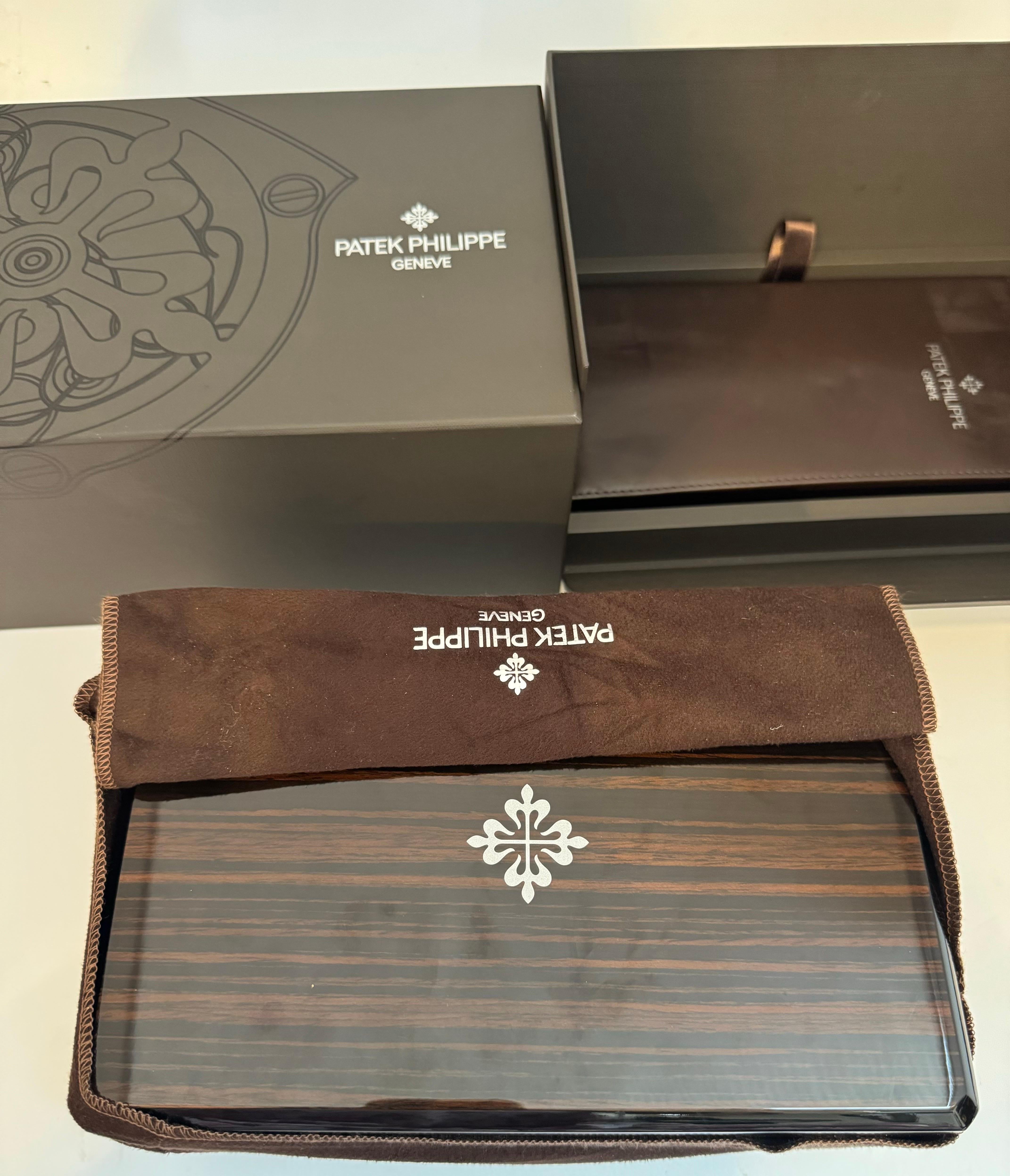 Patek Philippe Lacquered Wood Swiss Watch Presentation Box, Brand New 1