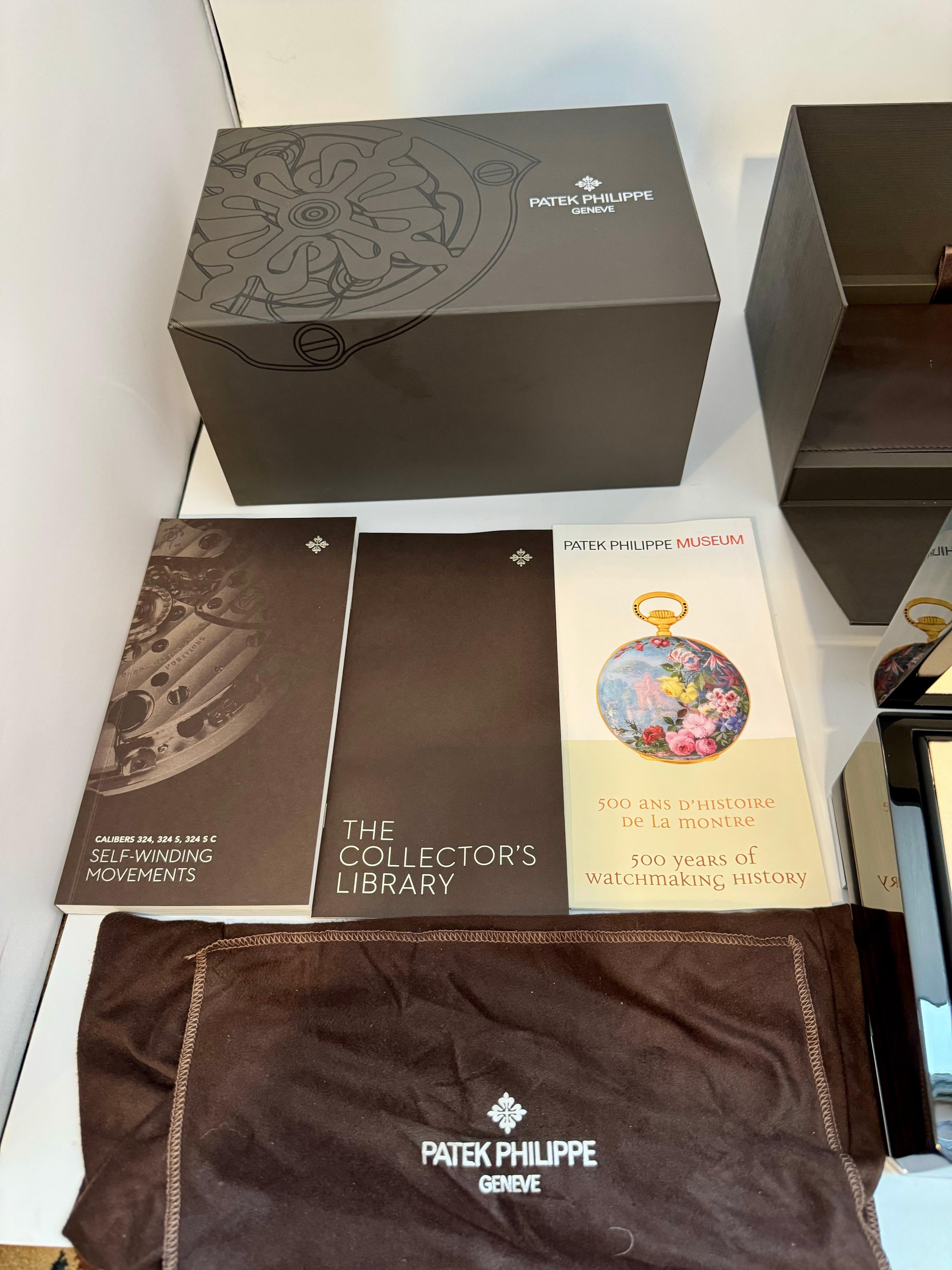 Patek Philippe Lacquered Wood Swiss Watch Presentation Box, Brand New 3