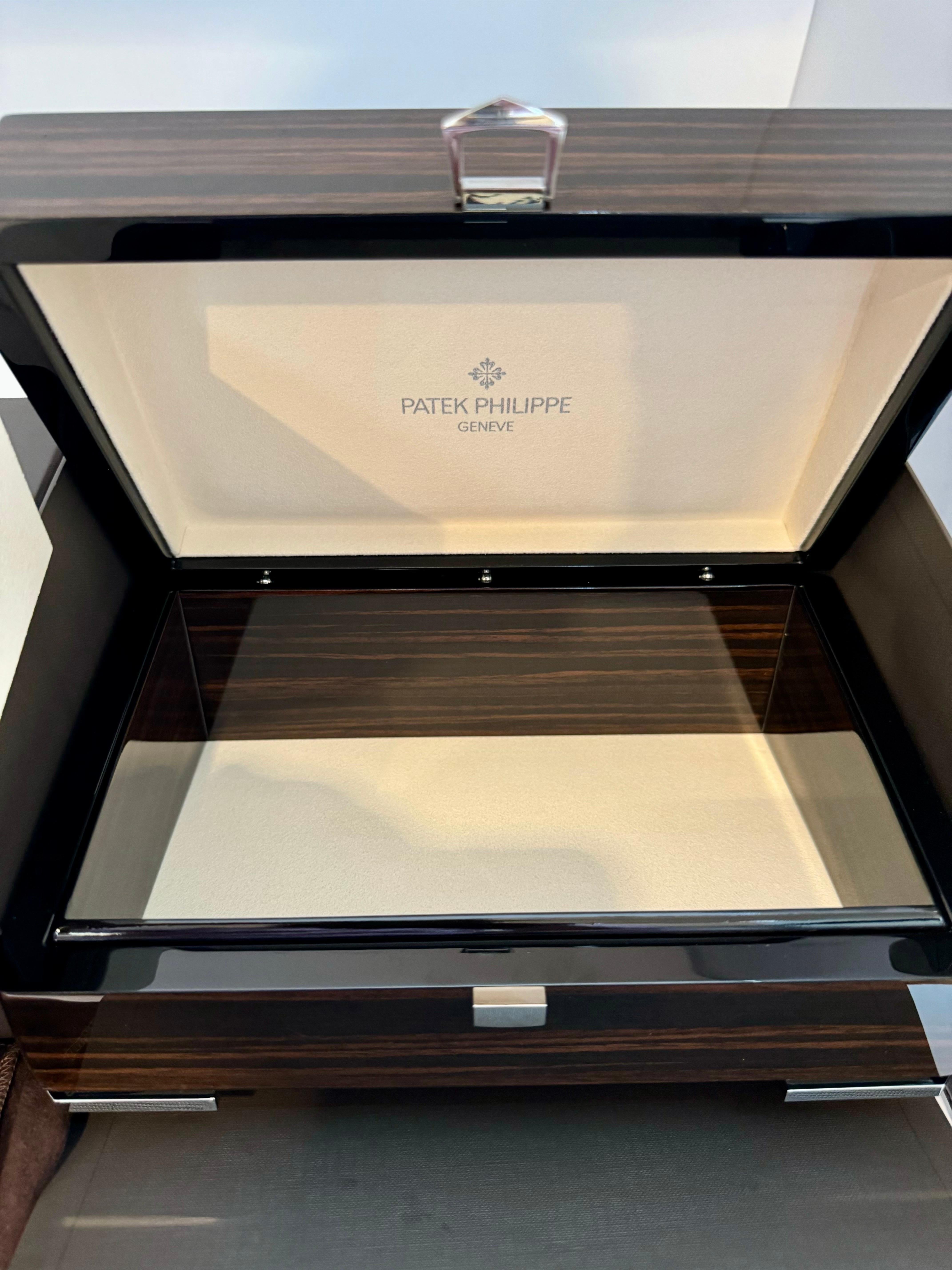Patek Philippe Lacquered Wood Swiss Watch Presentation Box, Brand New 5