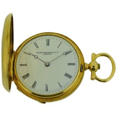 Antique Patek Philippe Ladies 18 Karat Gold Pendant Watch with Archival Document