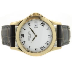 Patek Philippe Ladies 18 Karat Yellow Gold Calatrava