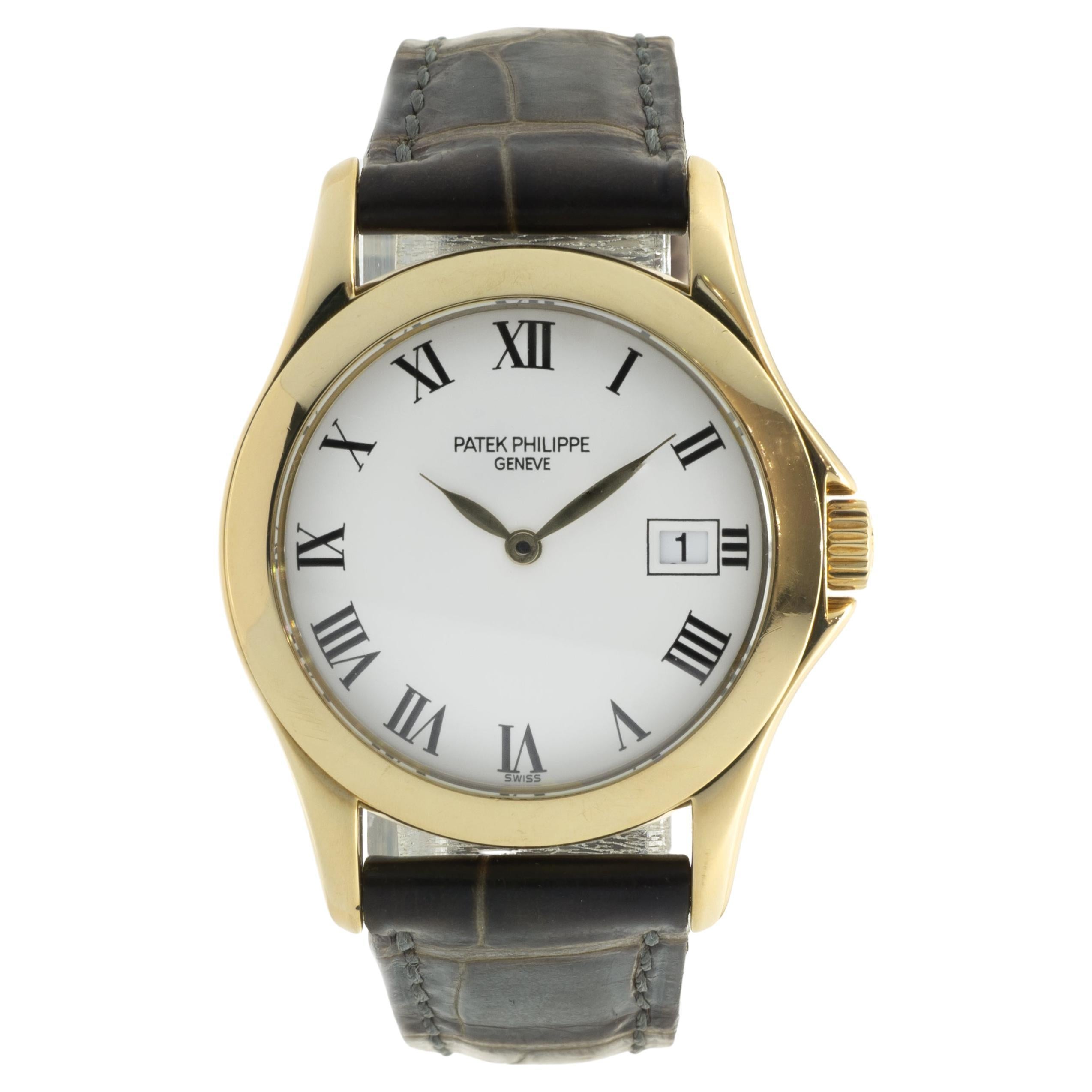 Patek Philippe Ladies 18 Karat Yellow Gold Calatrava 