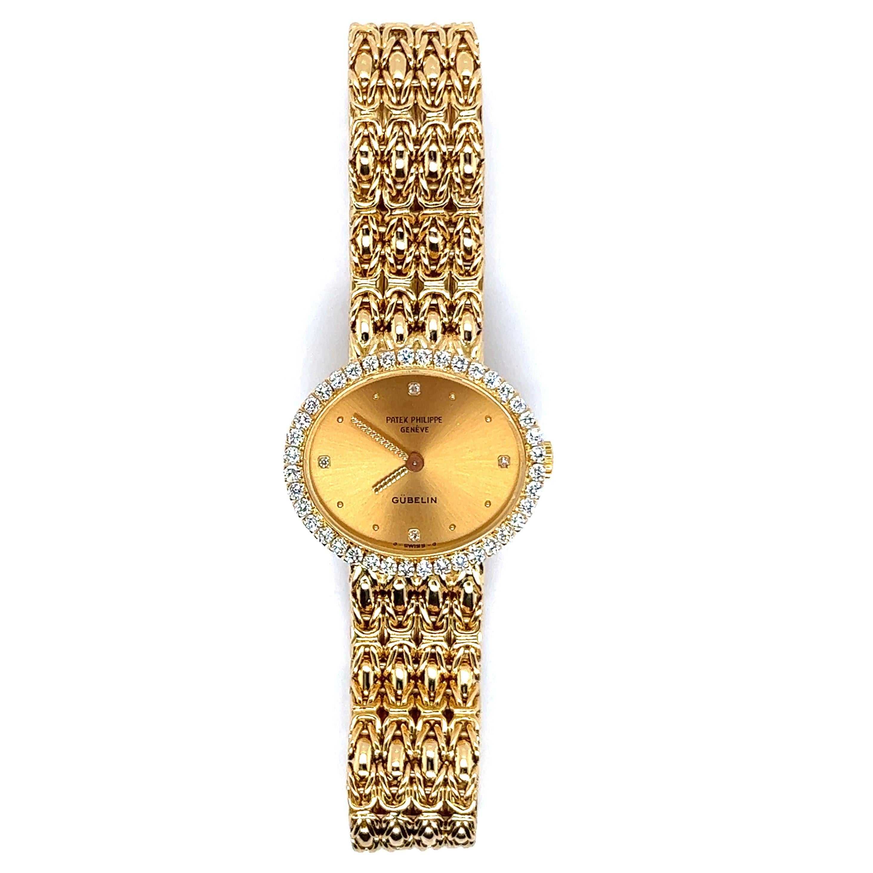 Exclusive Patek Philippe Ladies Cocktail Watch in gold is a true symbol of sophistication. Dating back to 1839, Patek Philippe has been synonymous with excellence and quality. Collaborating with Gübelin, renowned for their expertise in gemstones and