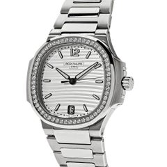 Patek Philippe Ladies Diamond Nautilus Stainless Steel White Dial 7118/1200A-010