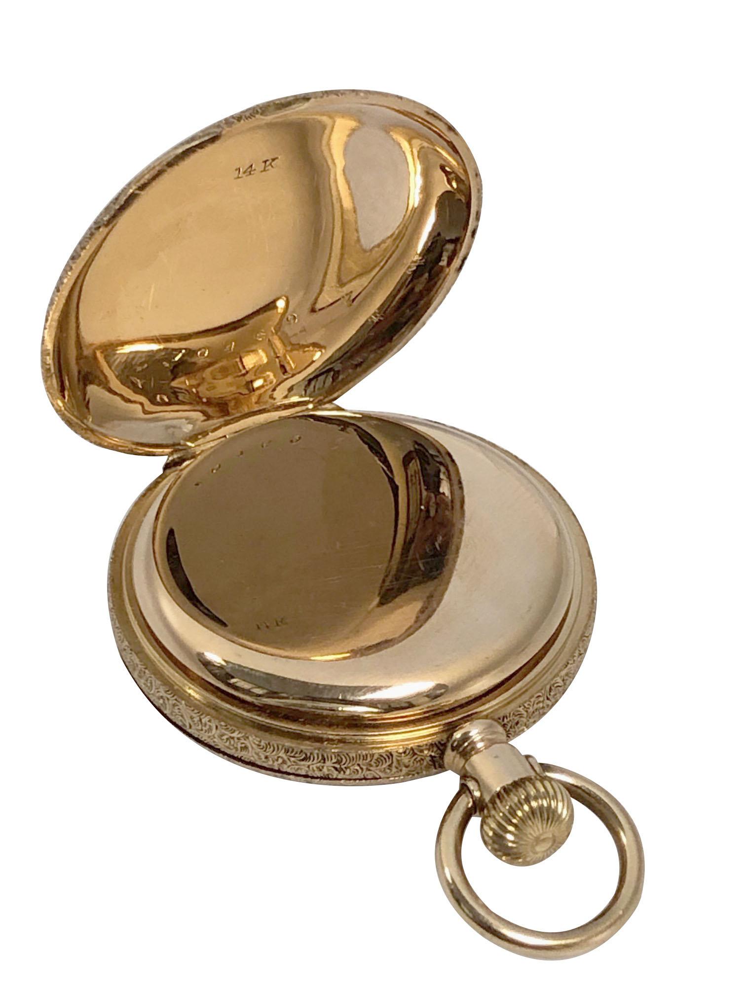 Patek Philippe Ladies Multi Color Gold Pocket Watch For Sale 2