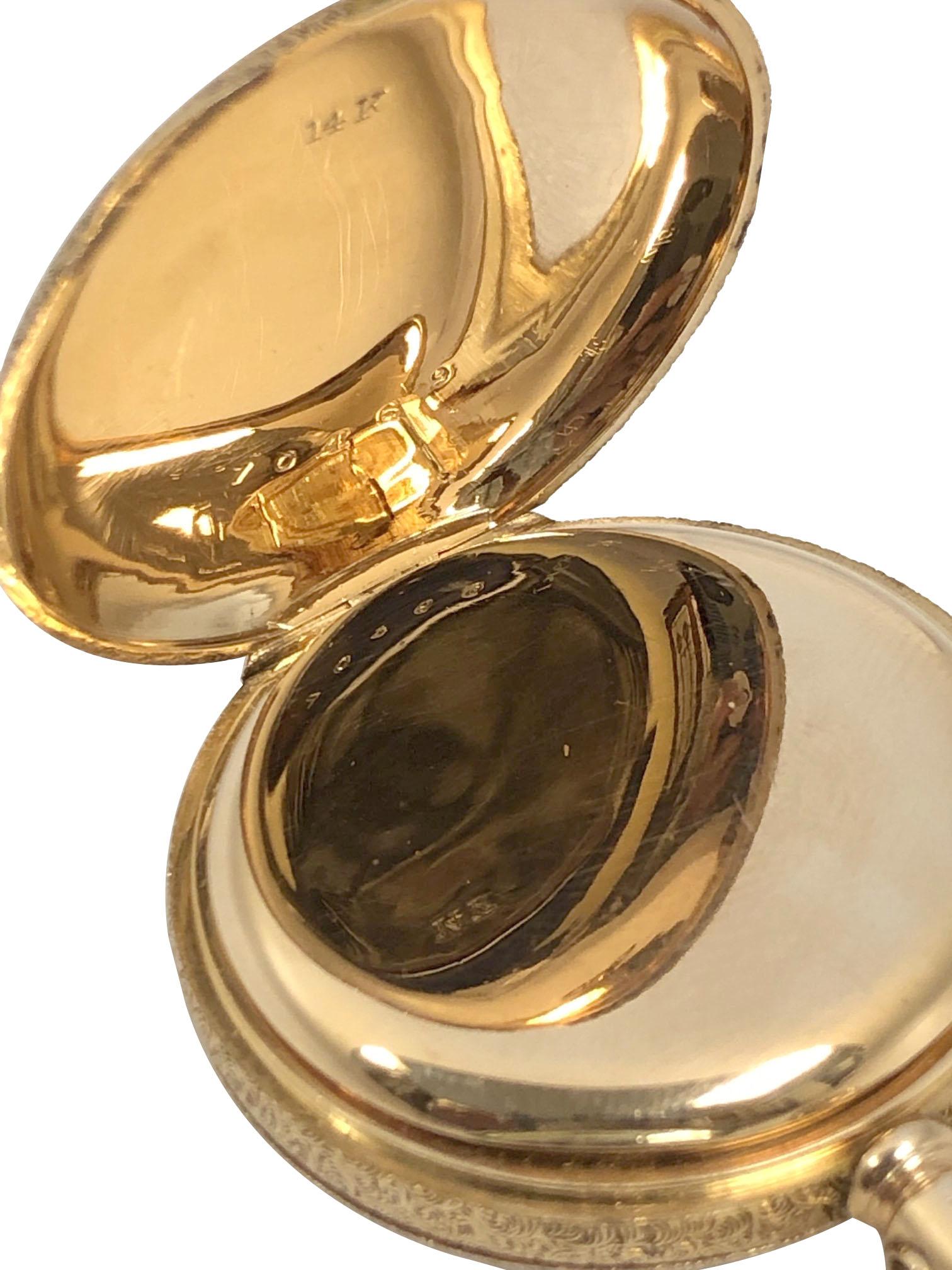 Patek Philippe Ladies Multi Color Gold Pocket Watch For Sale 3