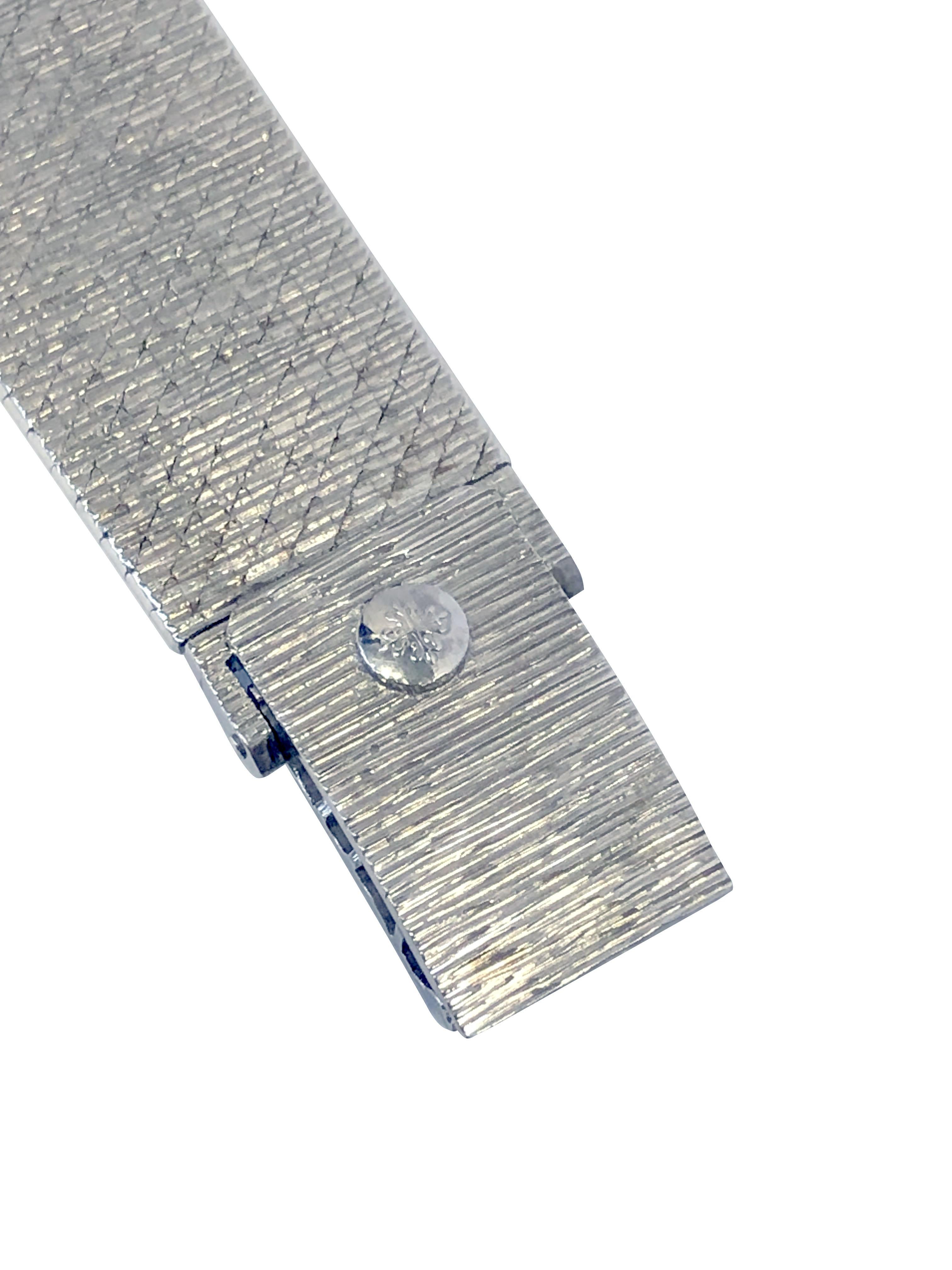 Patek Philippe Montre-bracelet mécanique vintage pour femme en or blanc Pour femmes en vente