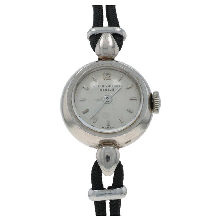 Patek Philippe Ladies Watch 3006 White Gold 18k Manual Vintage Bonhams : Patek Philippe. A fine lady main image 3