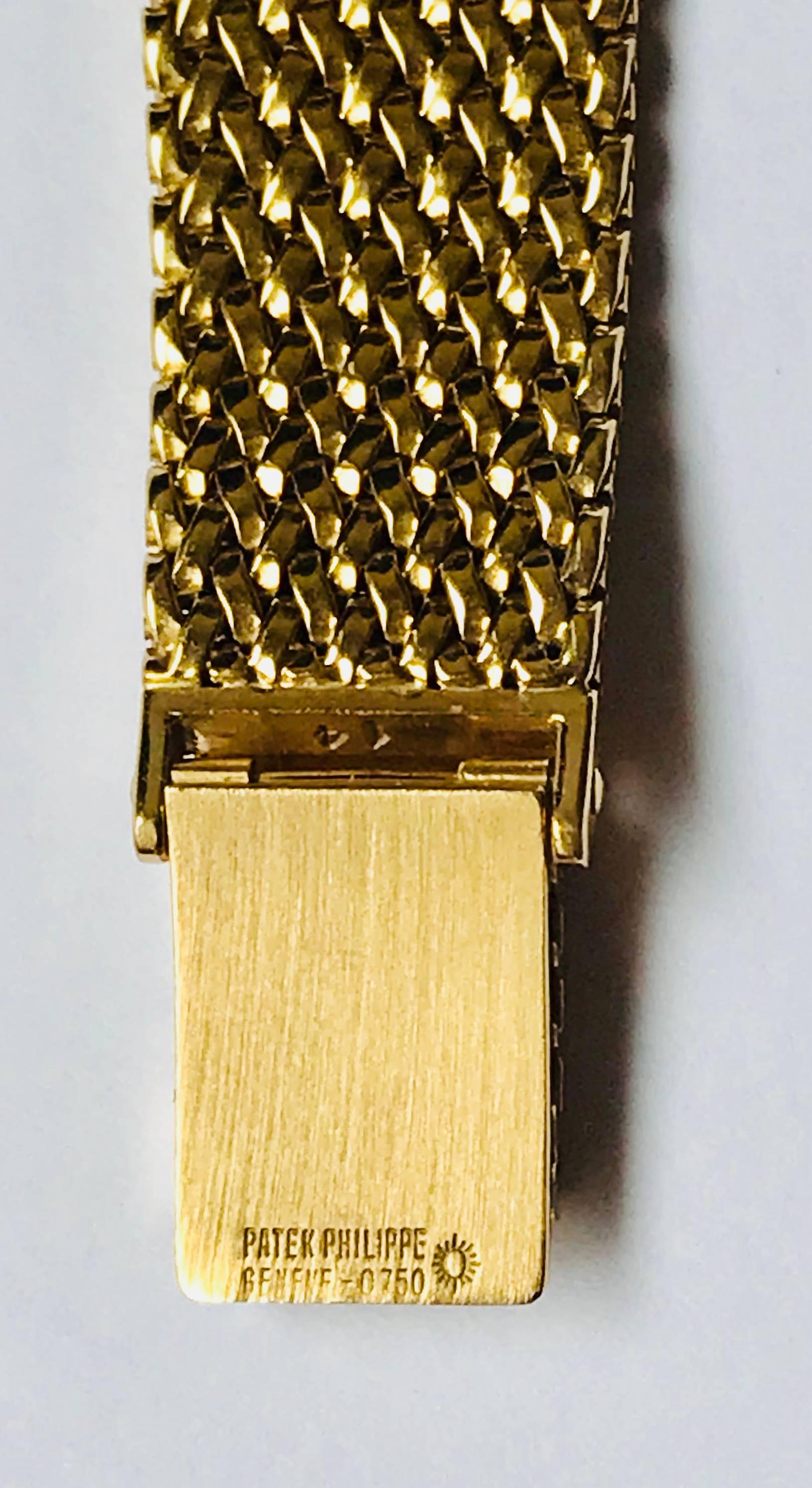 Patek Philippe Ladies Yellow Gold Ellipse Manual wind Wristwatch For Sale 4