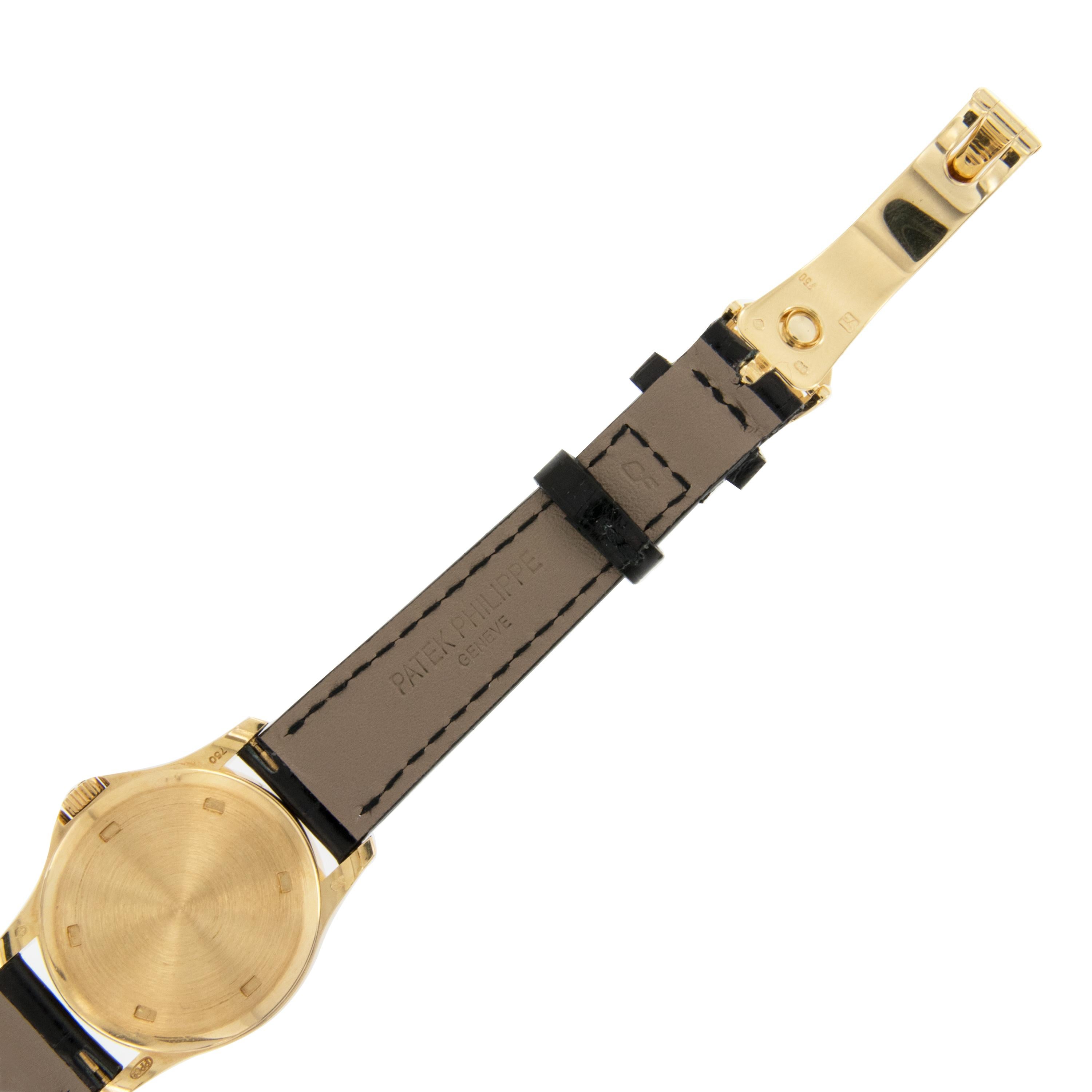Women's Patek Philippe Lady's 18 Karat Yellow Gold Calatrava Quartz Wristwatch Ref 4906J