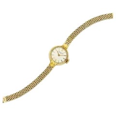 Patek Philippe Lady’s Dress Watch, Ref. 2249 — 18K Gold Case on Later 14K Mesh