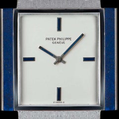 Patek Philippe Lapis Lazuli Set Gondolo Silver Dial B&P 3578G-001