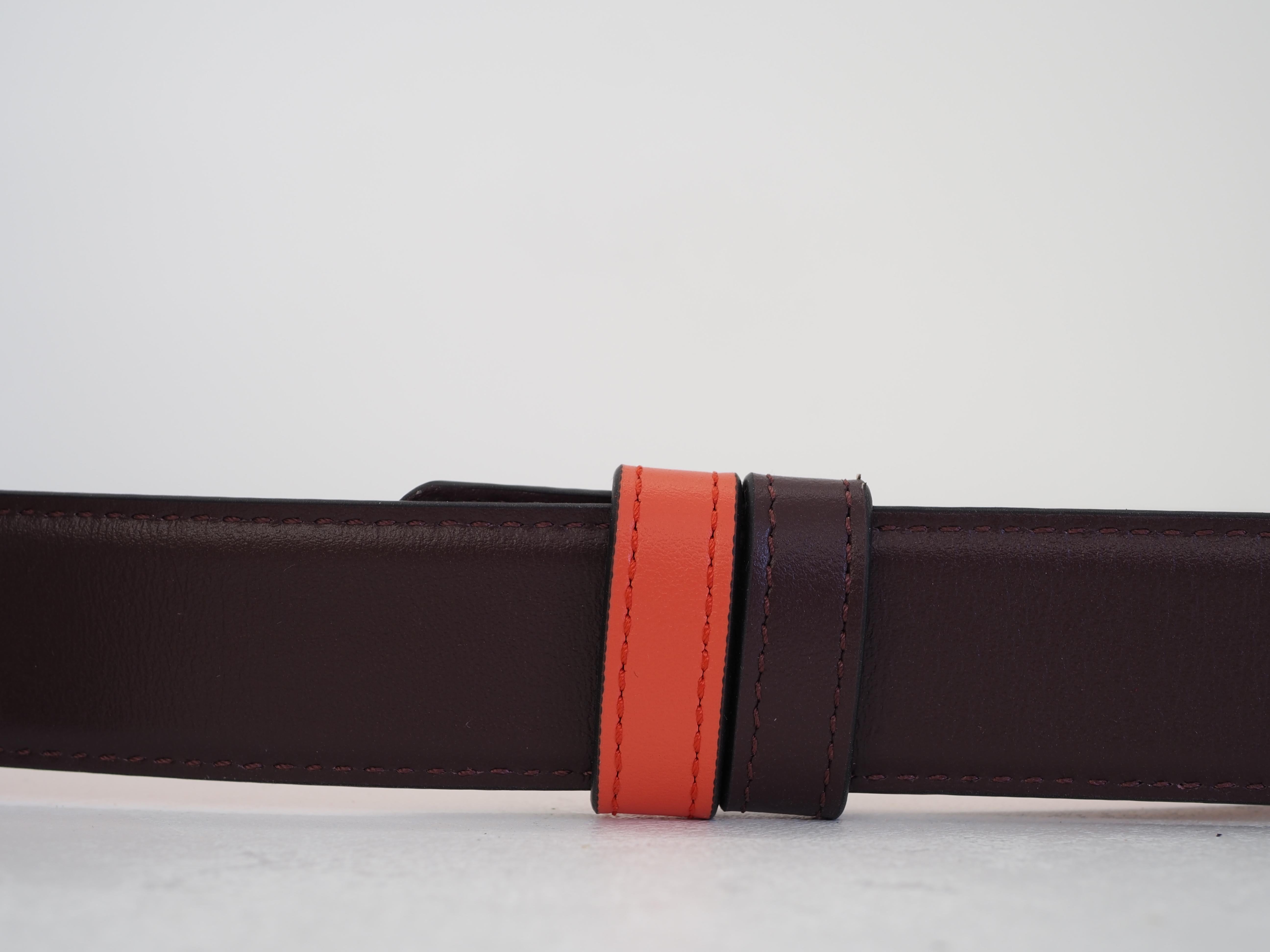 Patek Philippe leather belt For Sale 2