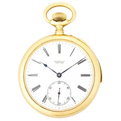 Antique Patek Philippe Minute Repeater Pocket Watch by Tiffany & Co.