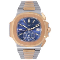 Patek Philippe Natuilus Stainless Steel and Rose Gold Watch 5980/1AR-001