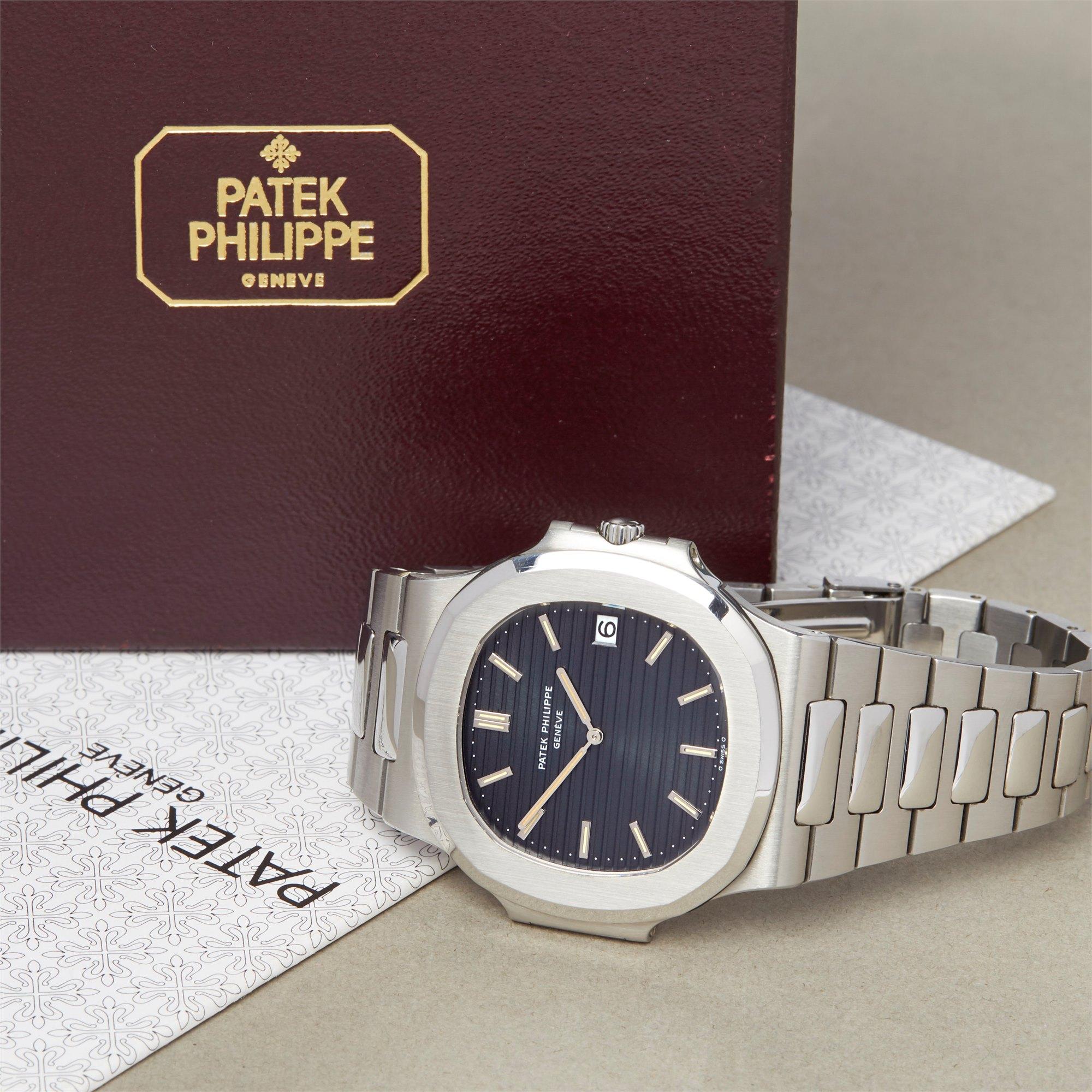 Patek Philippe Nautilus 0 3700/11 Men's Stainless Steel Unpolished Rare 