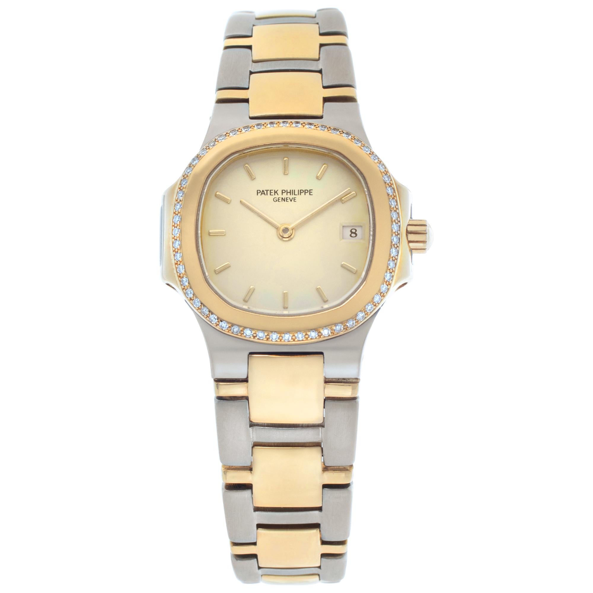 Patek Philippe Nautilus 18k gold & stainless steel Quartz Wristwatch Ref 4700/62