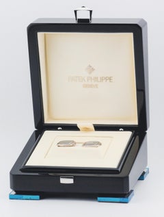 Patek Philippe Nautilus 18k White Gold Cufflinks