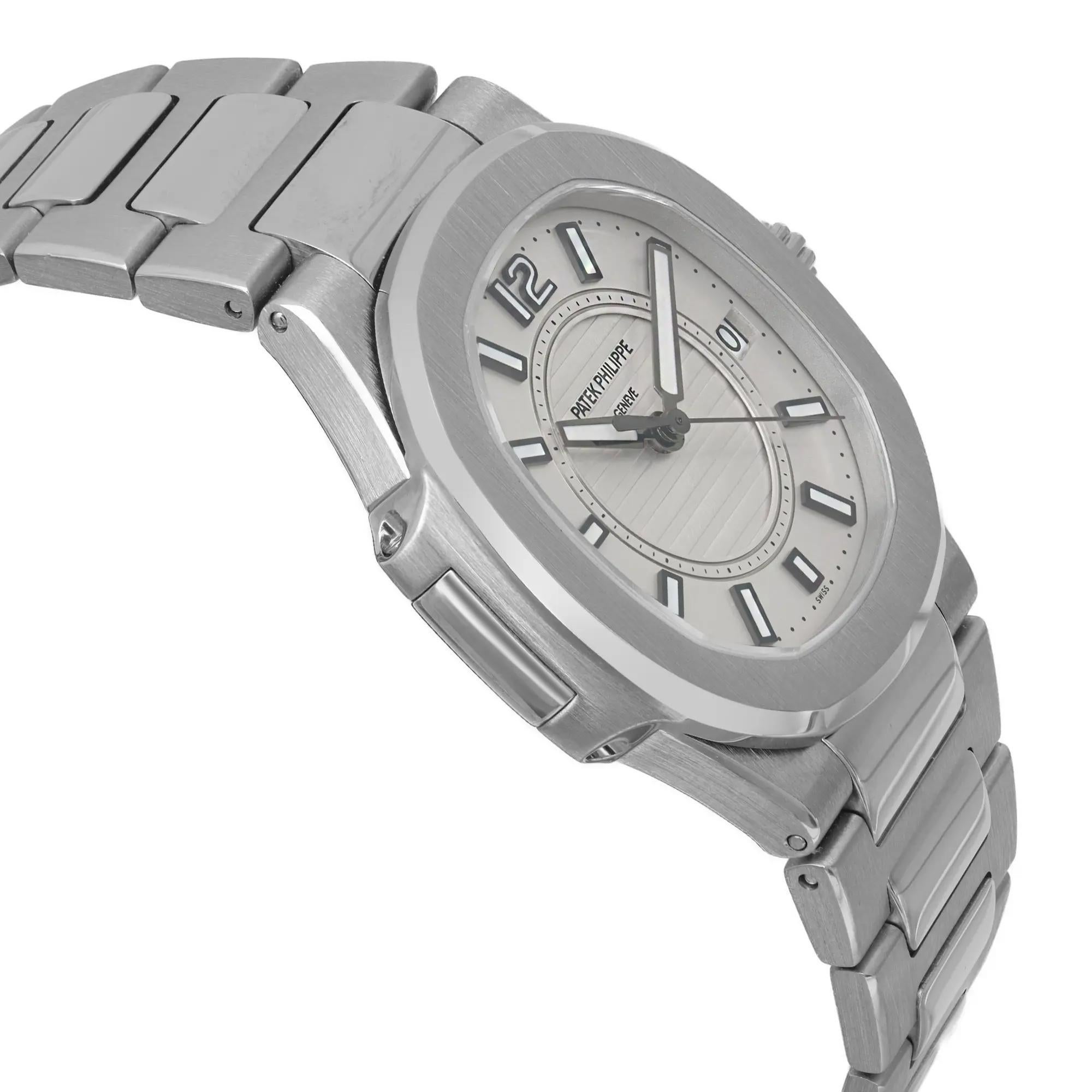 Patek Philippe Nautilus 32mm 18K White Gold Silver Dial Ladies Watch 7011/1G-001 1