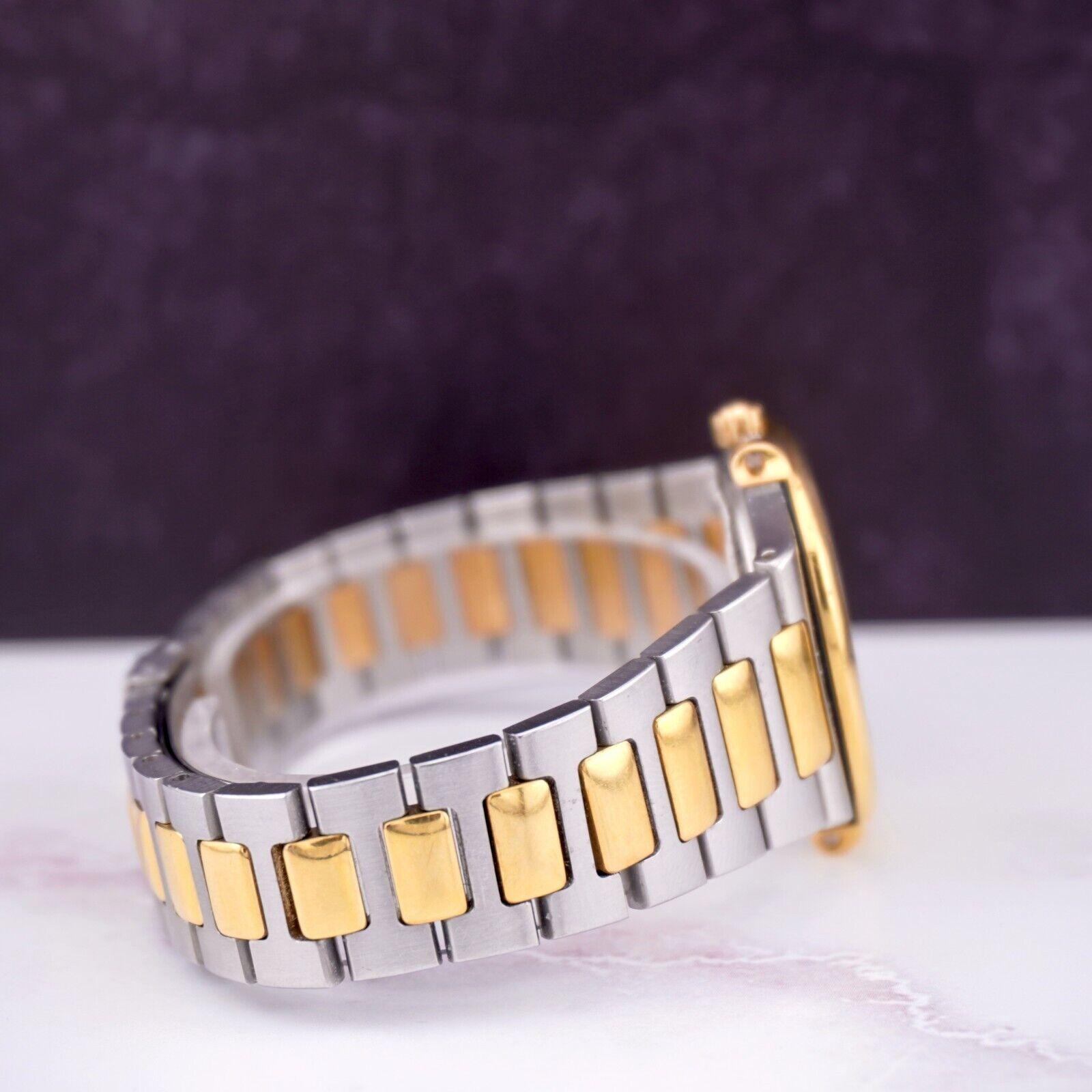 Patek Philippe Nautilus 34 mm Gold Zifferblatt 18k Gelbgold & Stahluhr 3900/ 1JA 3
