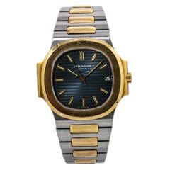 Patek Philippe Nautilus 3800/1 Blue Dial Mens Watch with Papers