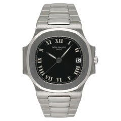 Patek Philippe Nautilus 3800/1A Black Dial Mens Watch Box Papers