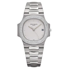 Patek Philippe Nautilus 3800/4G-001 White Gold White Dial Diamond Set (2004)