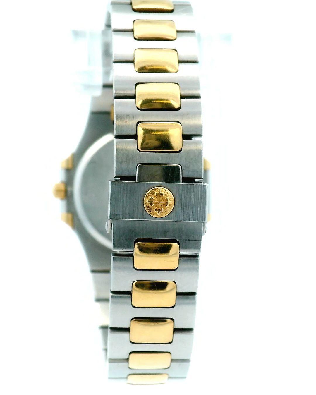 Women's or Men's Patek Philippe Nautilus 3900/1JA 18K Yellow Gold & Stainless Steel Watch