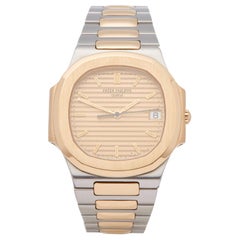 Patek Philippe Nautilus 3900 - Montre pour femme en acier inoxydable et or jaune