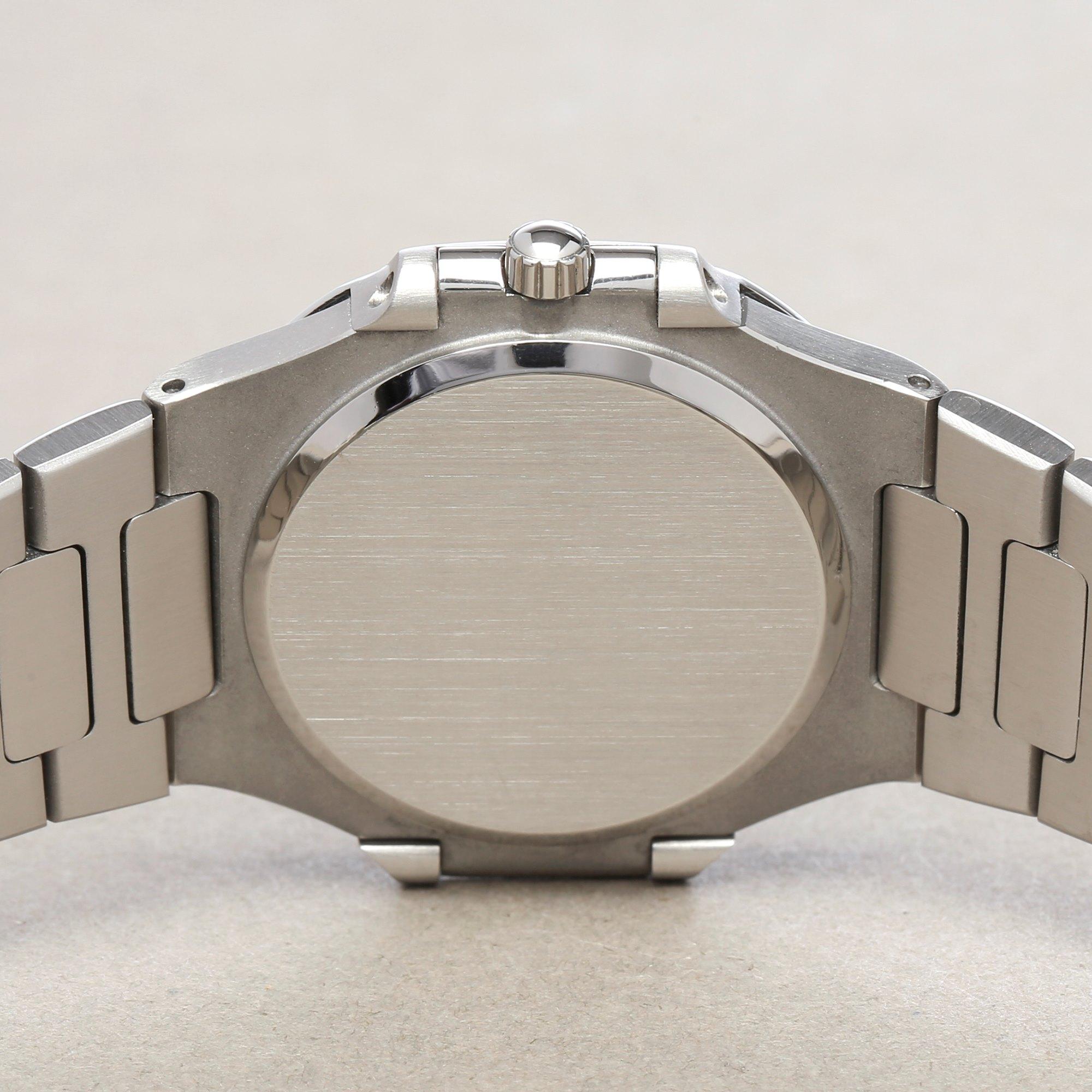 Patek Philippe Nautilus 3900 Unisex Stainless Steel Rare Grey Dial Watch 2