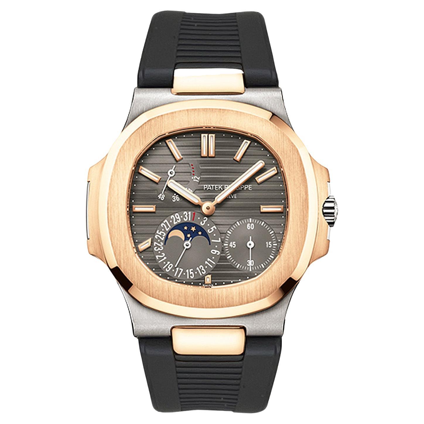 How do I set the time on a Patek Philippe watch?